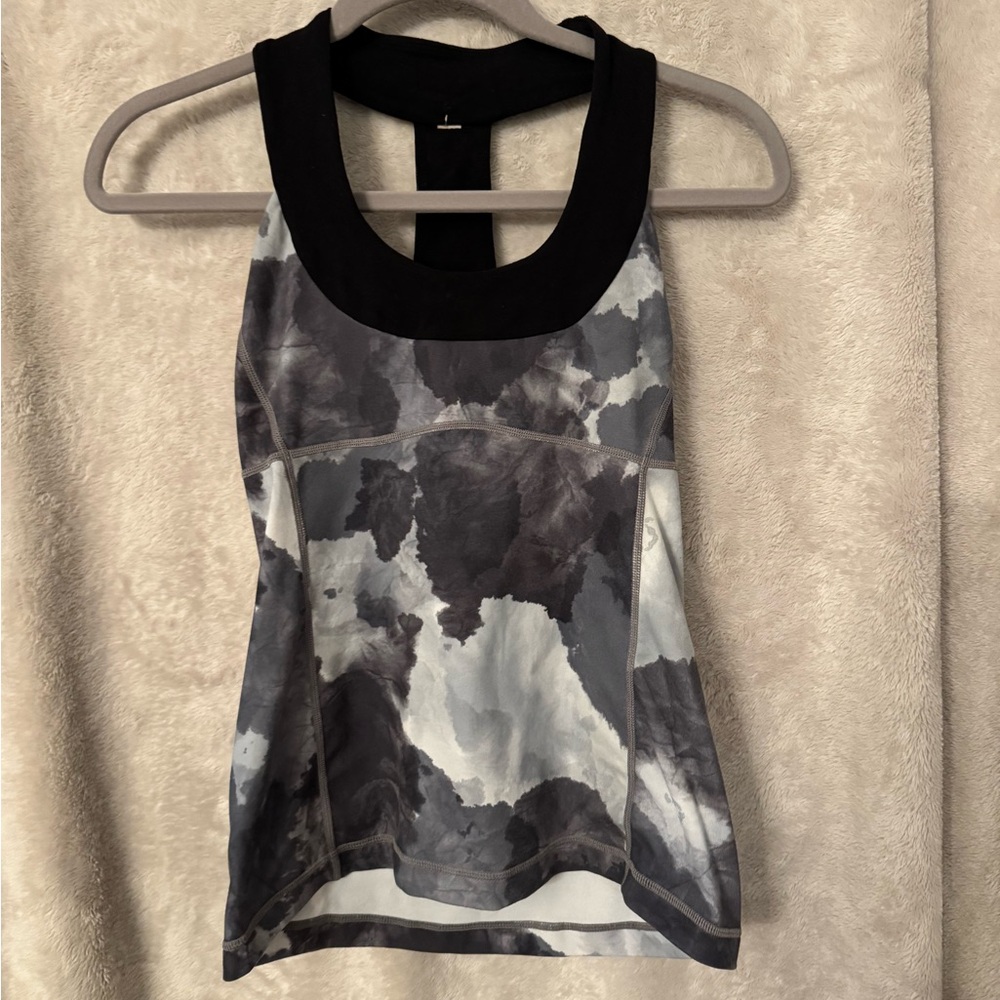 Stylish Black and Gray Women's Top